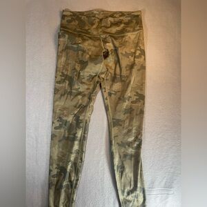lululemon athletica Camo Leggings - Green and Tan